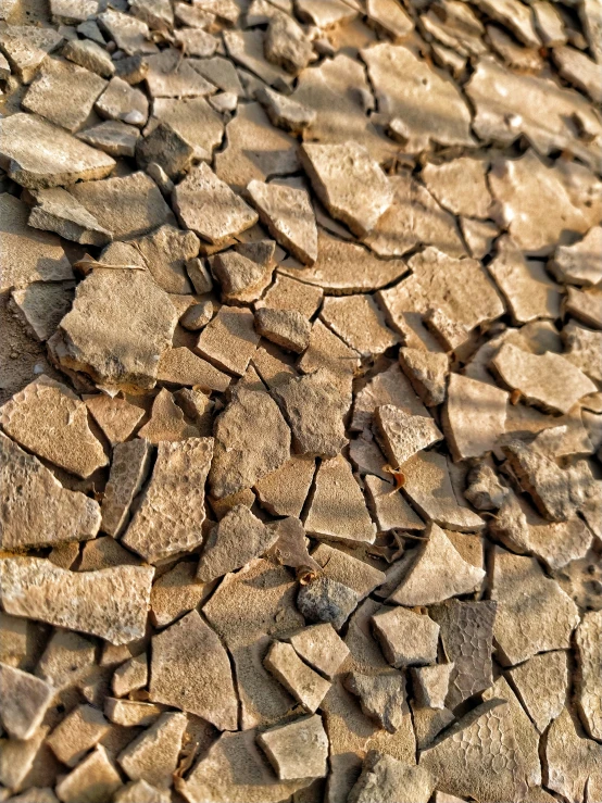 a closeup of a bunch of rocks and sand