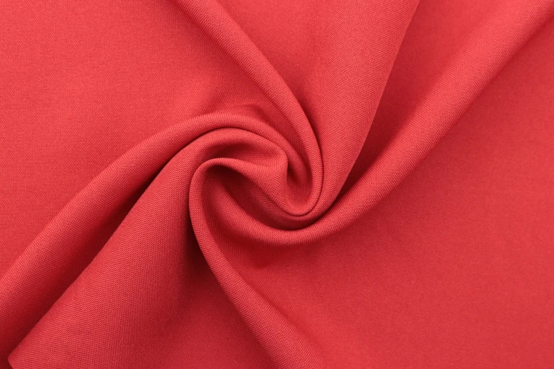 the color red in an image from the front of a red cloth