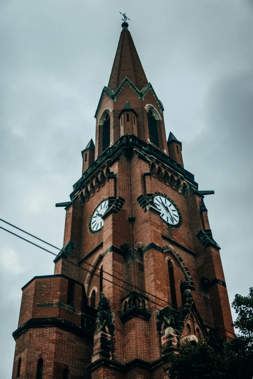 a clock tower built into the side of a building