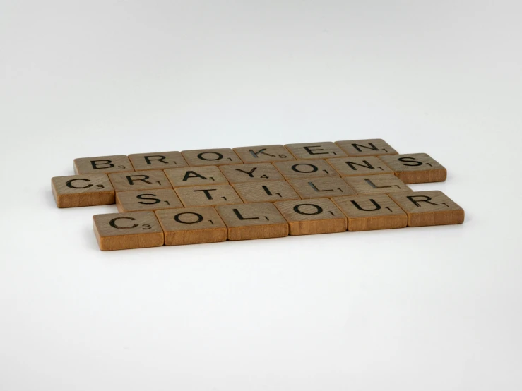 word puzzles, in type of the famous crayon collour