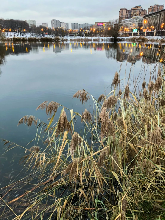 there is a very large body of water near the city