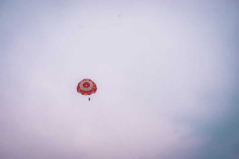 a large kite is being flown in the sky