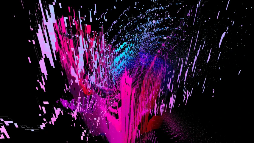 digital art of lines and sprinkles with paint splashing