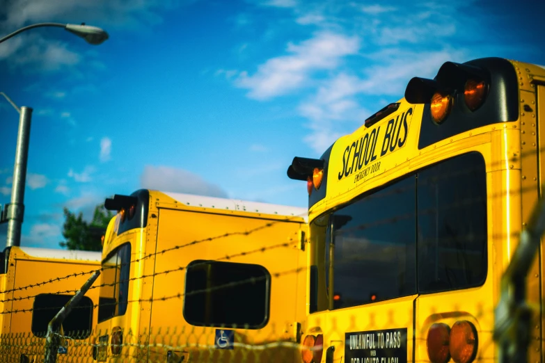 this is a close up po of a yellow school bus