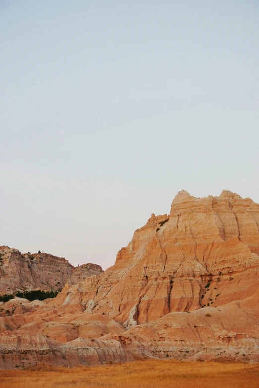 the mountains are made up of large rocks