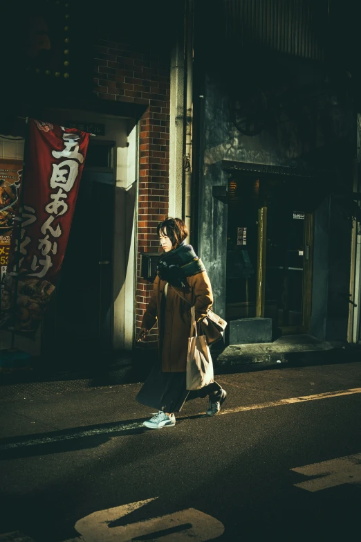 a man and woman on the side of the road