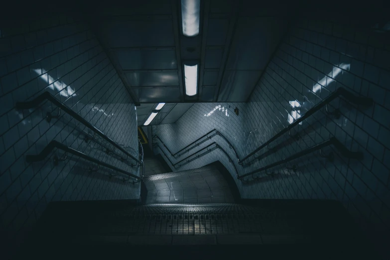 an image of a dark underground passage