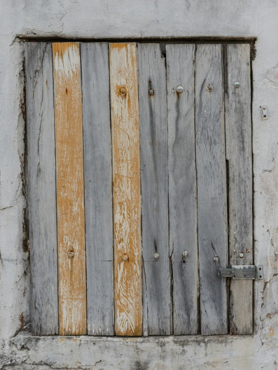 a window with some wood on it