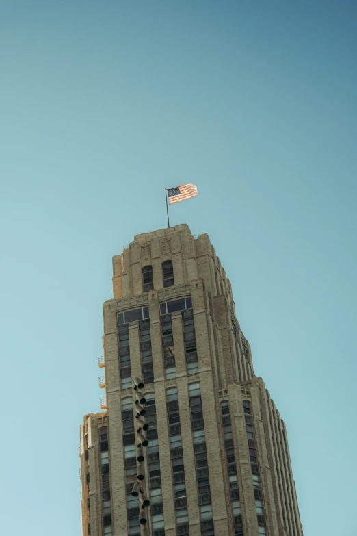 an old building that looks like it could be in the wind