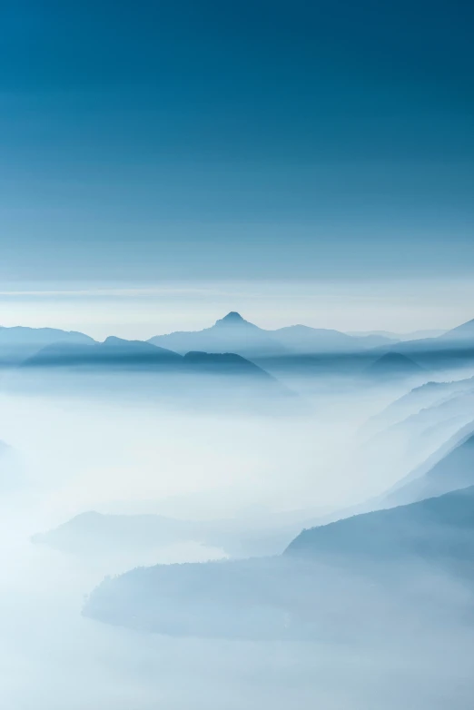 an image of mountain range in blue sky