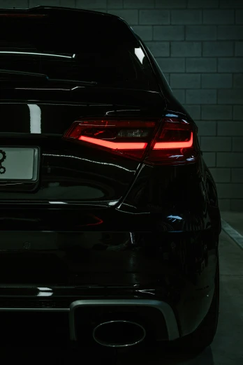 this is a rear view of an audi car