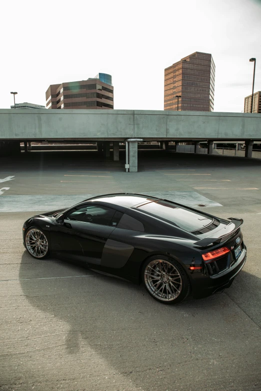 a black sports car with no one on top