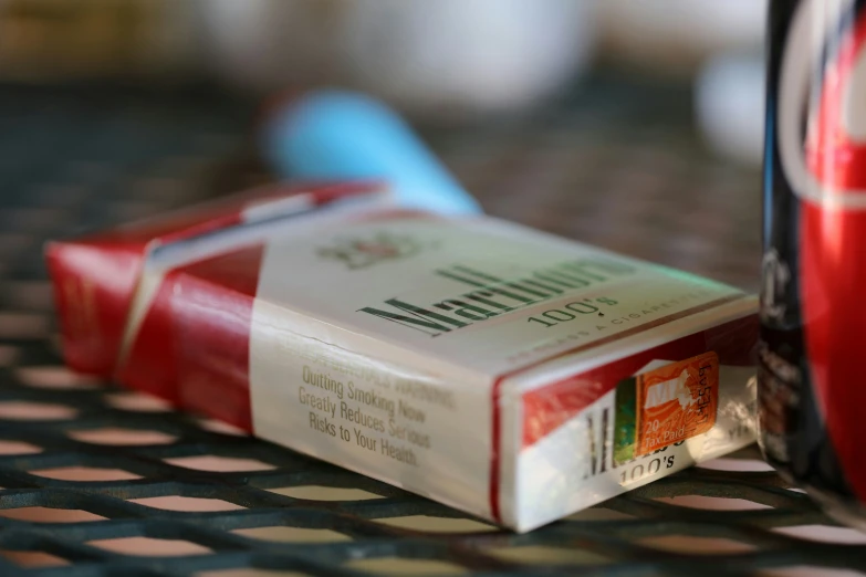 a box of matches is lying on a table