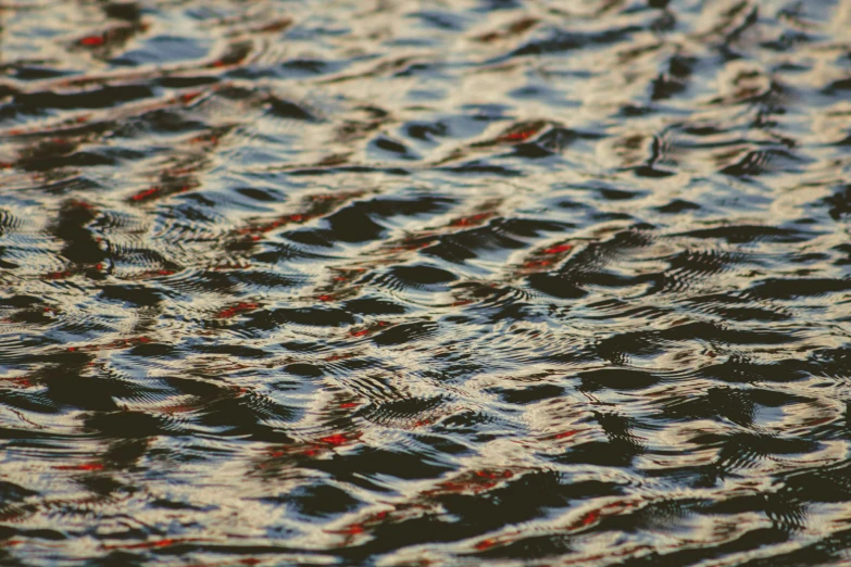 a blurry pograph shows water and clouds