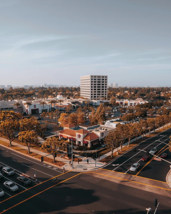 view of the city from a high - rise building