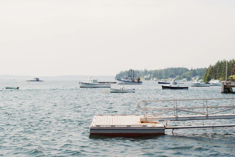 a body of water with lots of boats in it