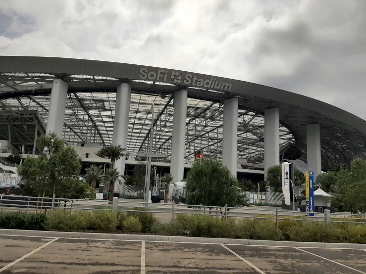 the inside view of an arena of some sort