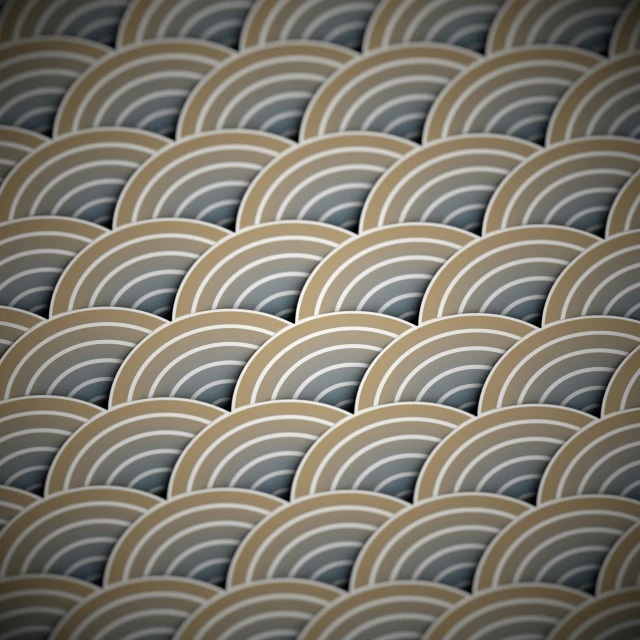 the art deco style fabric pattern has an interesting shape