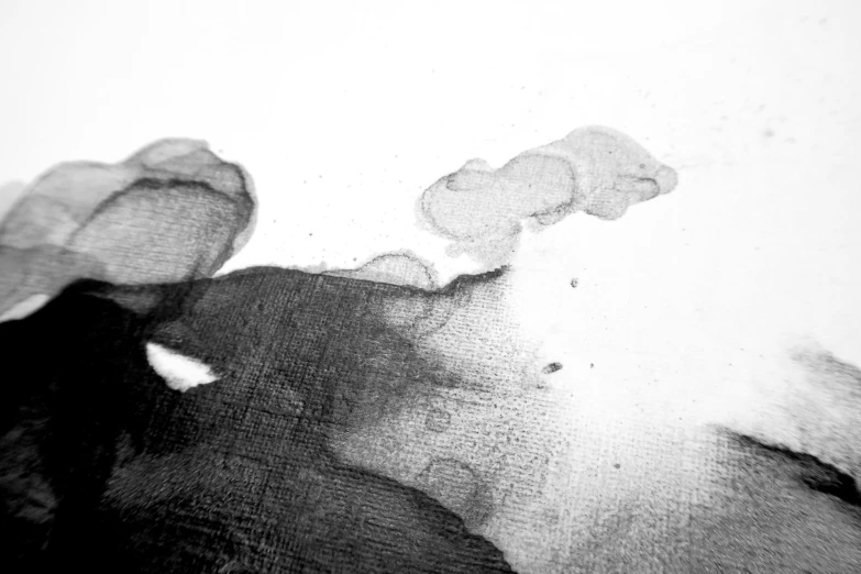 black and white pograph of water that is leaking