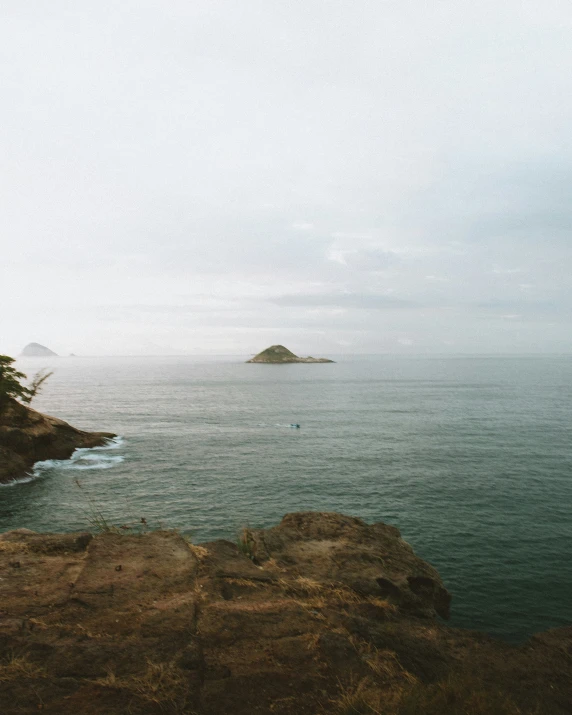 a view of the ocean off the coast