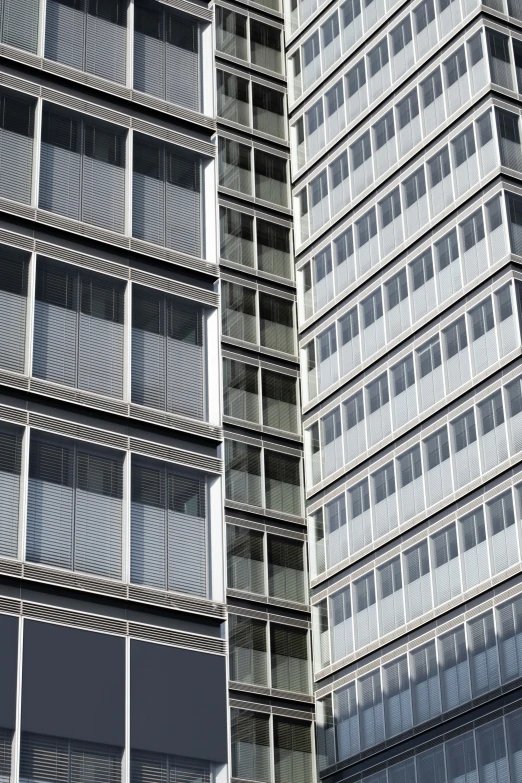 two very large buildings next to each other