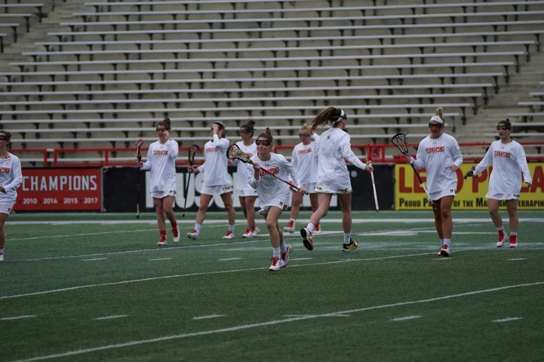 the girls'lacrosse team has won the game against the university of washington