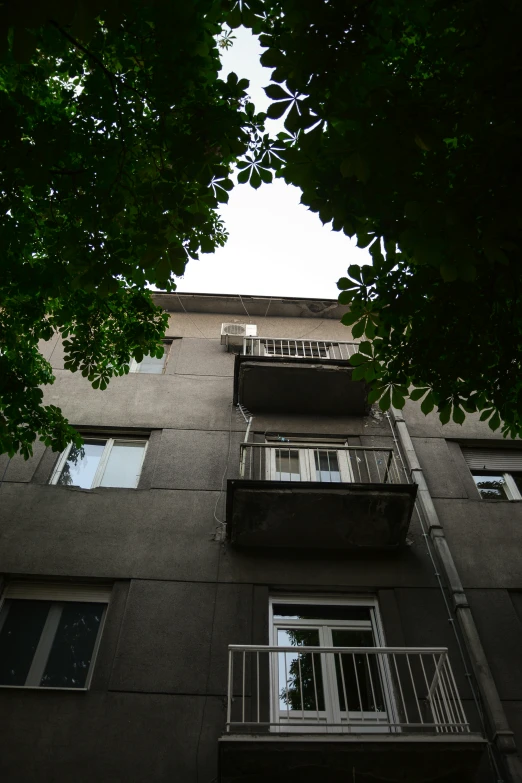 the facade of a building that is on the corner