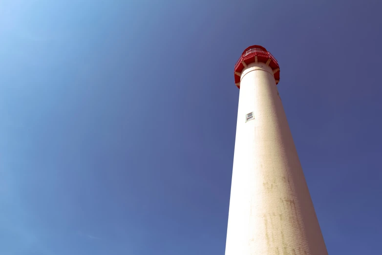 the lighthouse looks to be very tall