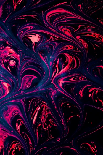 a red and purple swirly background with different colors