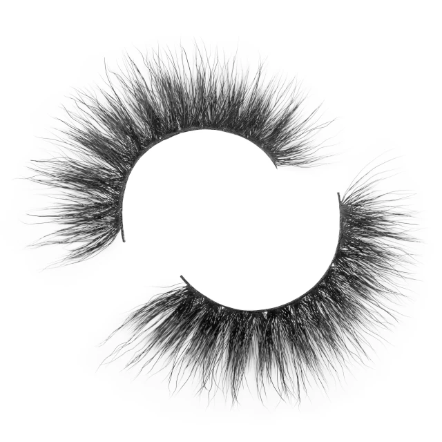 the top side of a lashes with a pair of fake eyelashes