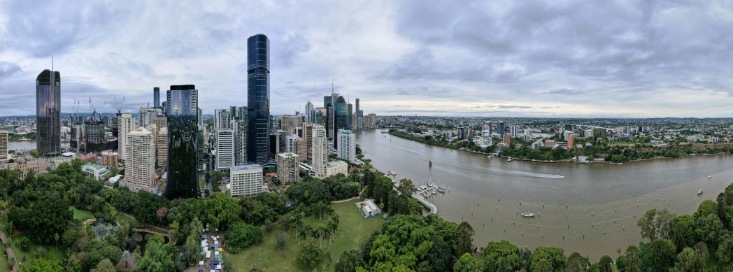 a picture of an aerial view of a city