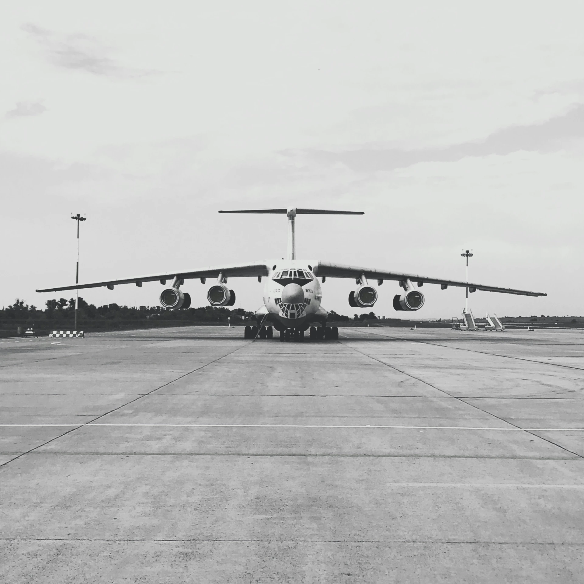 a plane that is parked at an airport