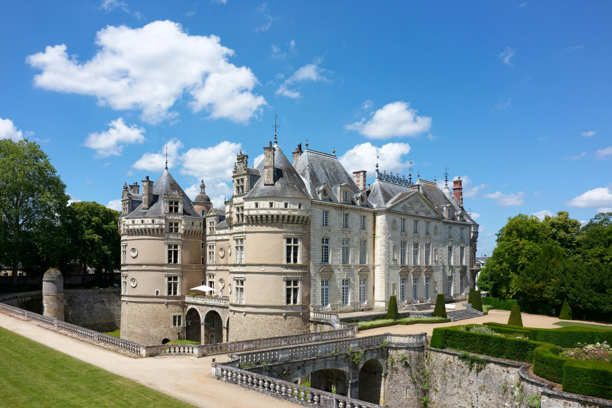 this is a picture of a castle with a pathway in front of it