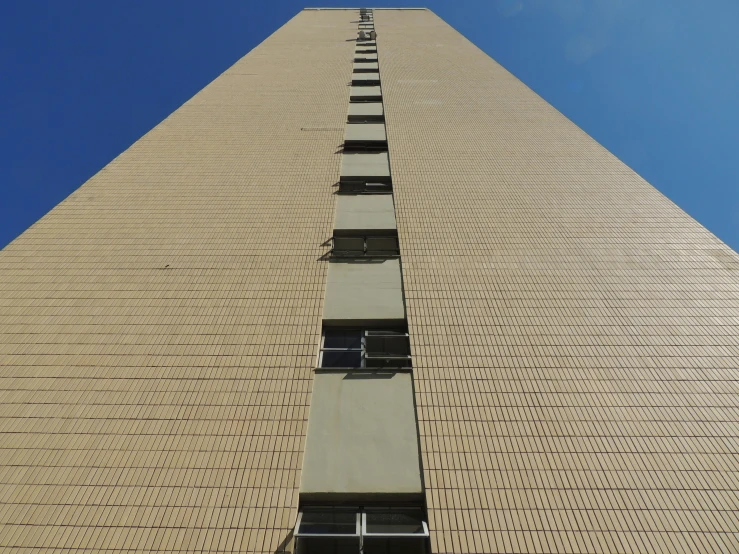 view of a very tall, thin building