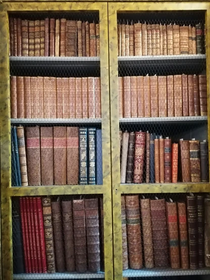 the books in the liry are kept close together