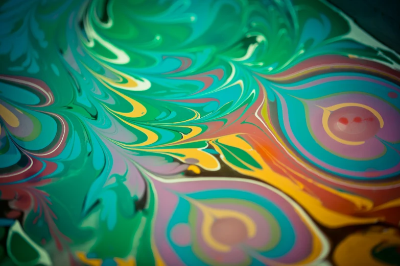 a closeup po of a colorful background