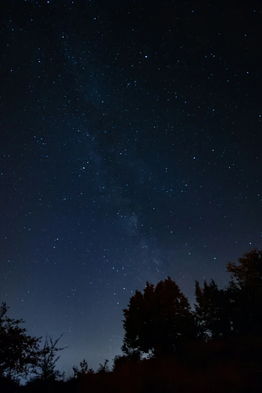 a night s of the sky with stars shining brightly