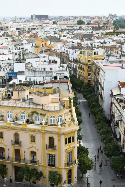 a view of the city from a high point of view