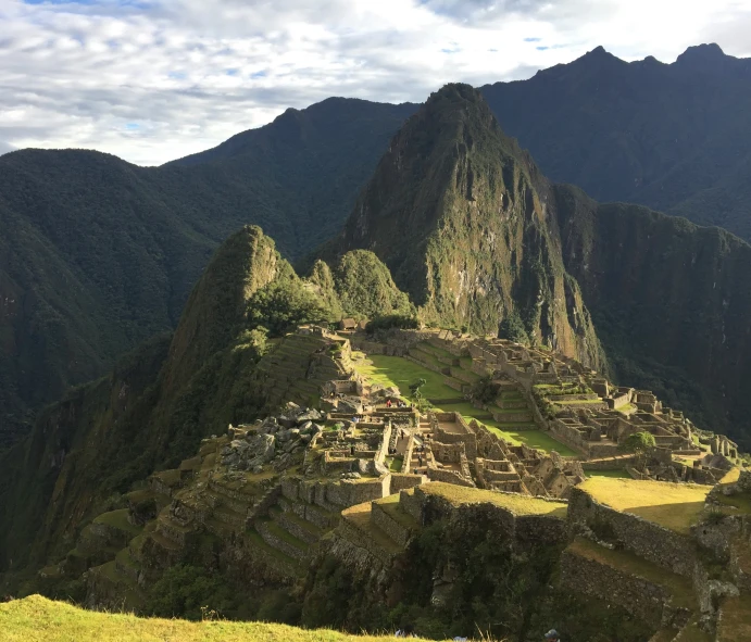 the ancient city of machchures in the mountains