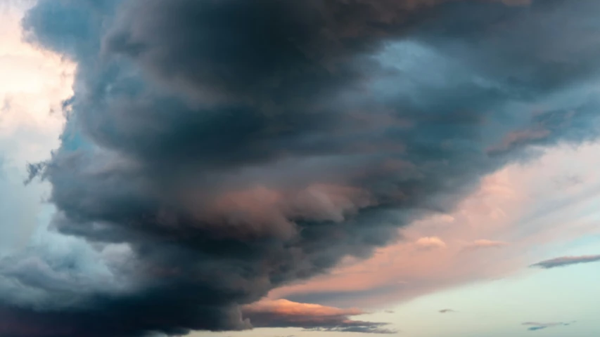 large black storm clouds in the sky