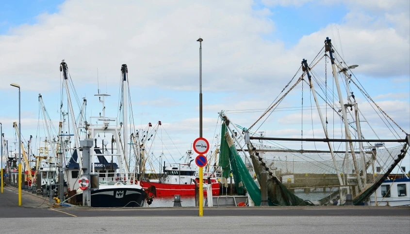 there are many boats lined up next to each other