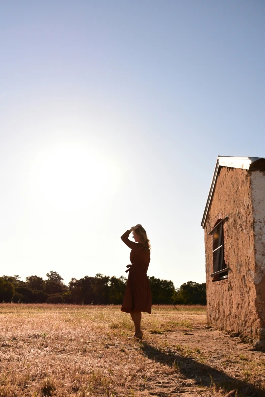 a person that is walking in some dirt