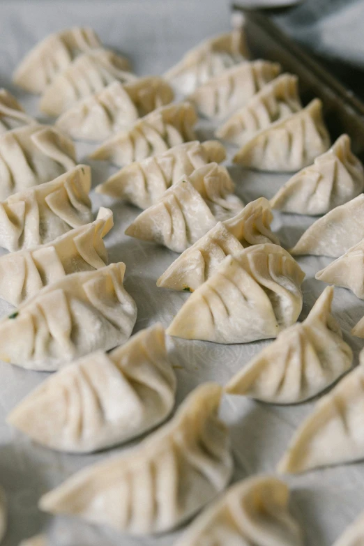 several dumps of food being prepared to be eaten