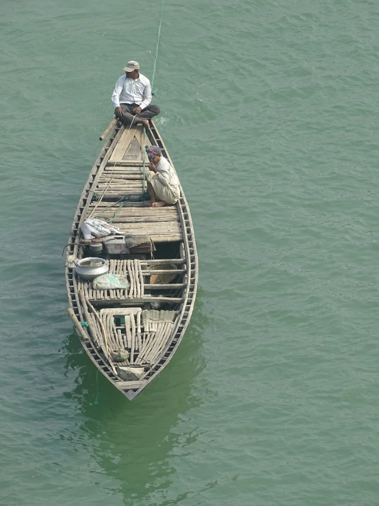 an image of a man in a boat