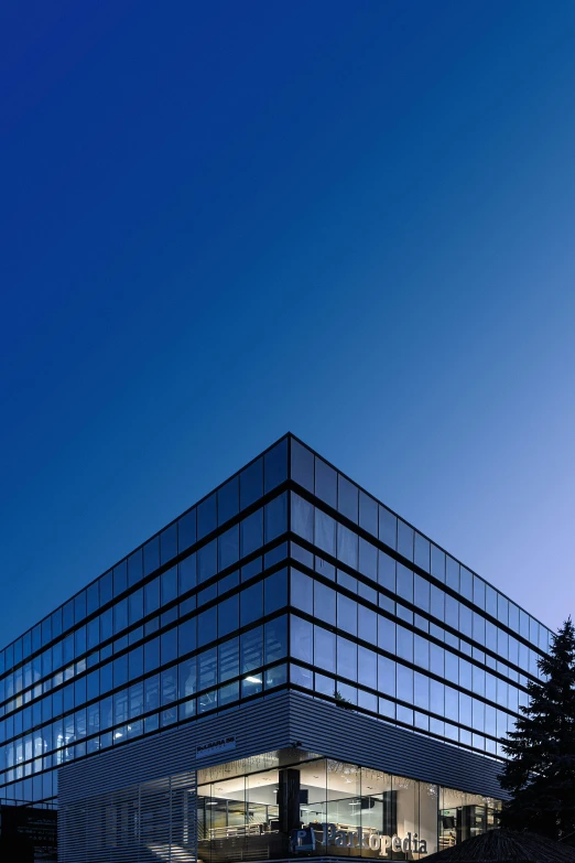 a very big fancy looking building at dusk