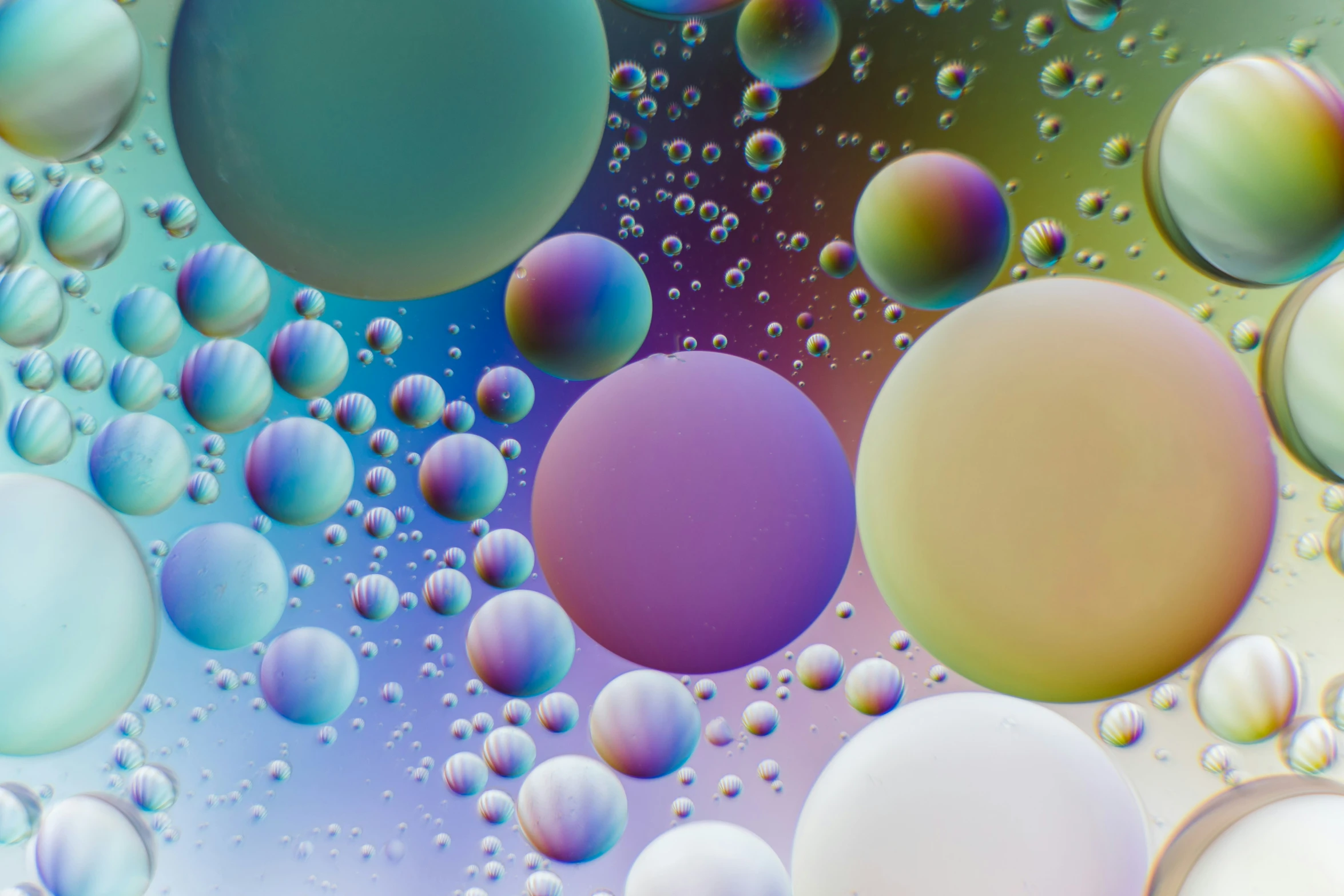 an abstract background with lots of colored bubbles