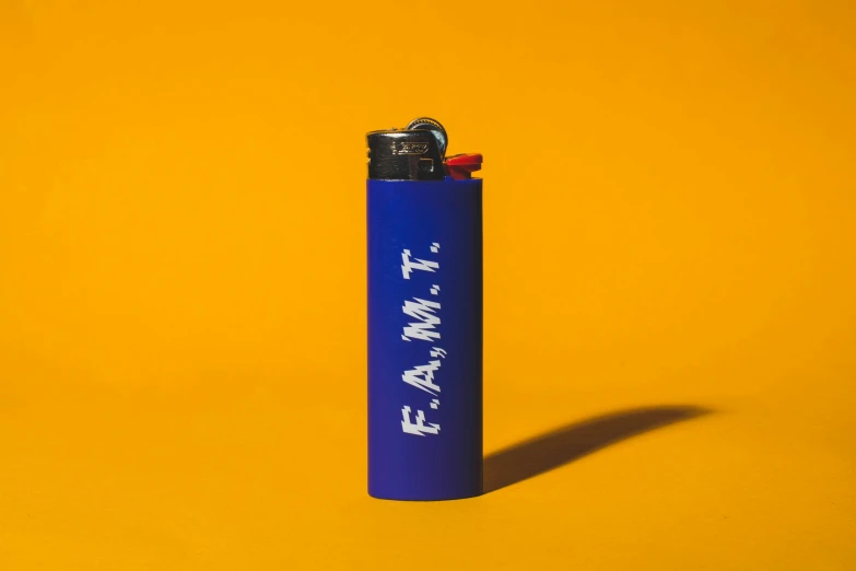an image of a lighter with writing on it