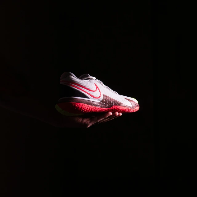 nike air zoom low has been styled in a reflective red finish