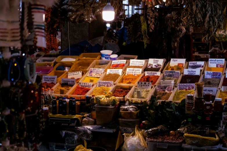 a street market with lots of fresh and colorful food