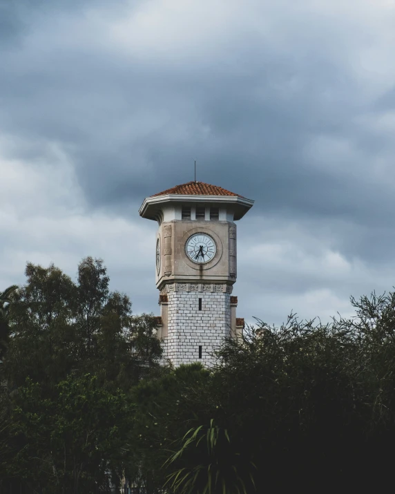 a tower that is on top of a hill